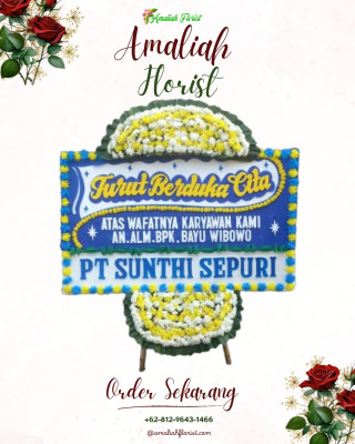 Papan Bunga Duka di Sindulang