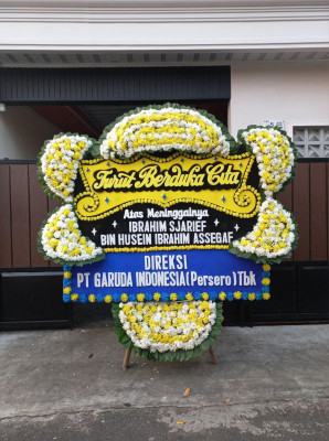 Papan Bunga Duka di Sindulang
